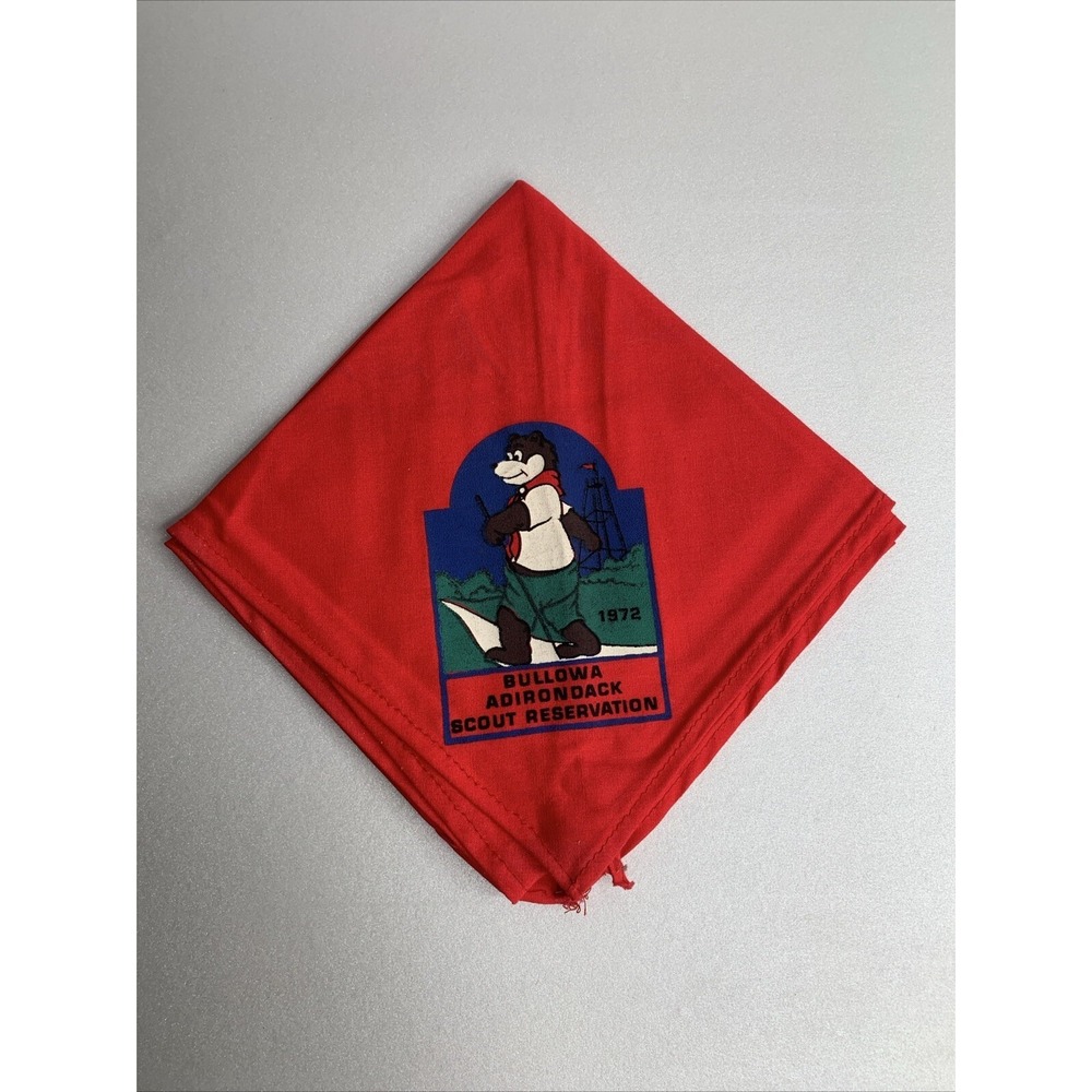 Bullowa Adirondack Scout Res (NY) 1972 Neckerchief  BSA